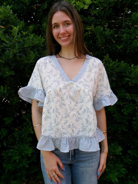 Sugar Talking Springy Blouse