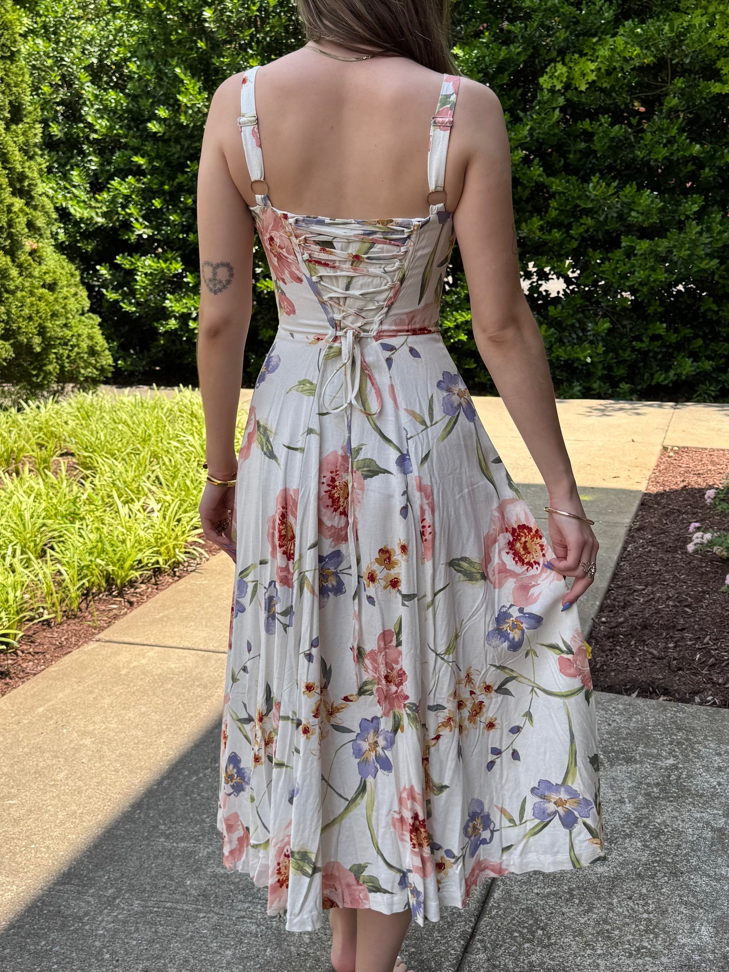 Cheekwood Corset Canvas Dress