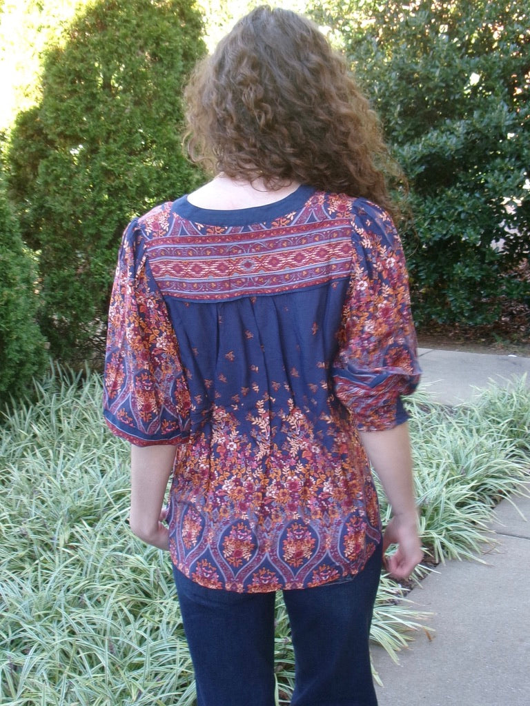 Elderberry Medalion Blouse