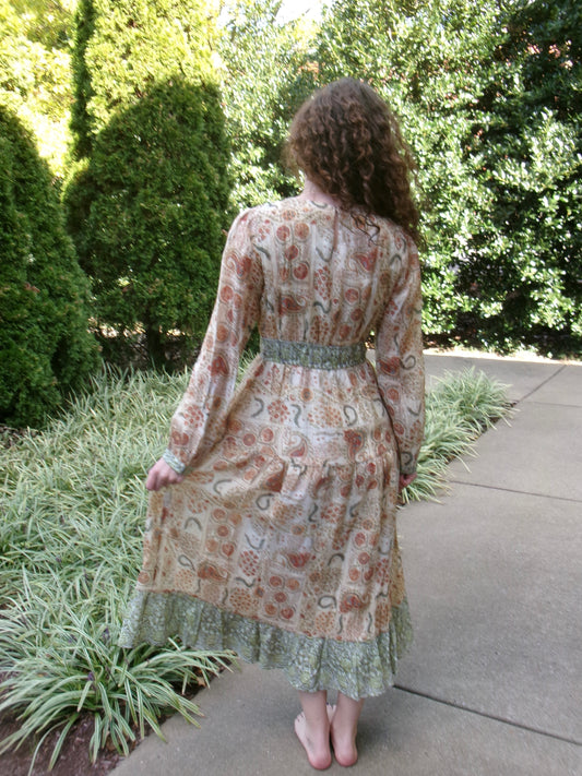 Avery Olive Printed Maxi Dress