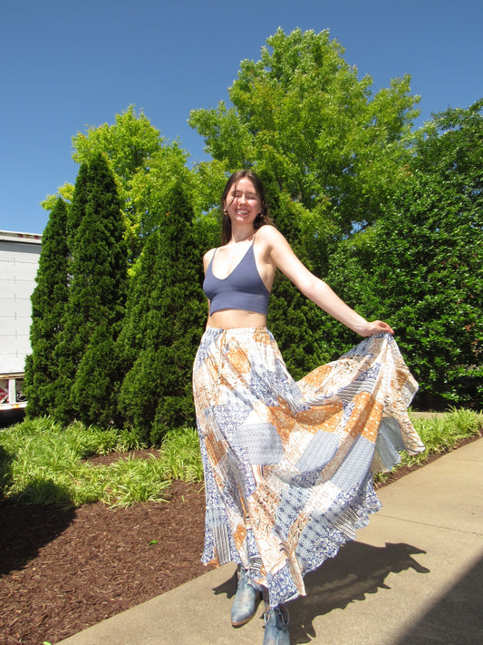 Farmers Market Maxi Skirt