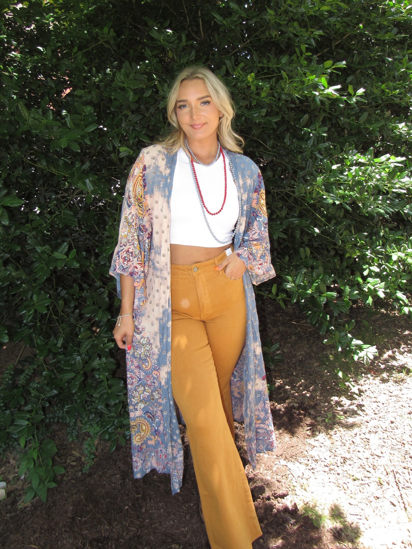 Bandana Tie Dye Kimono