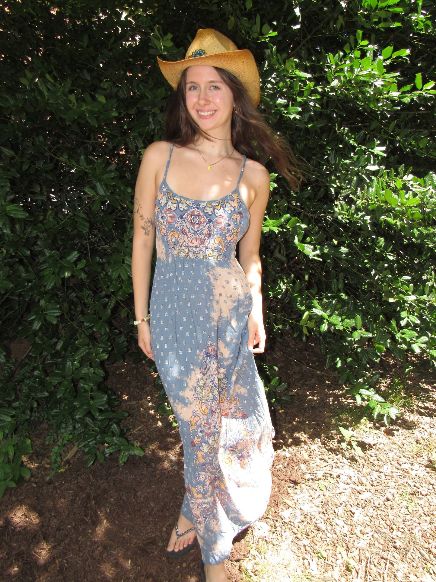 Bandana Tie Dye Maxi Dress