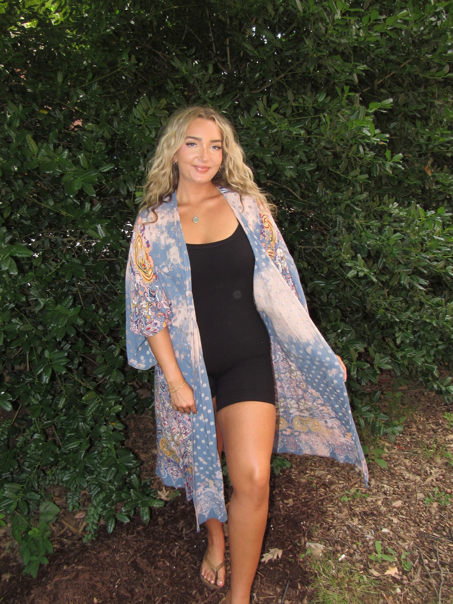 Bandana Tie Dye Kimono