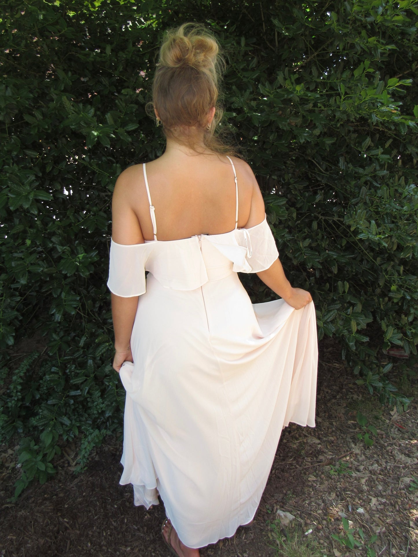 Flutter Top Off-The-Shoulder Maxi