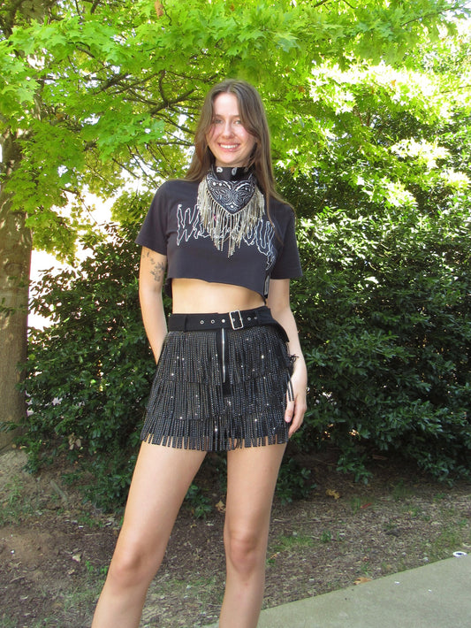 Lizzy Fringe Shorts