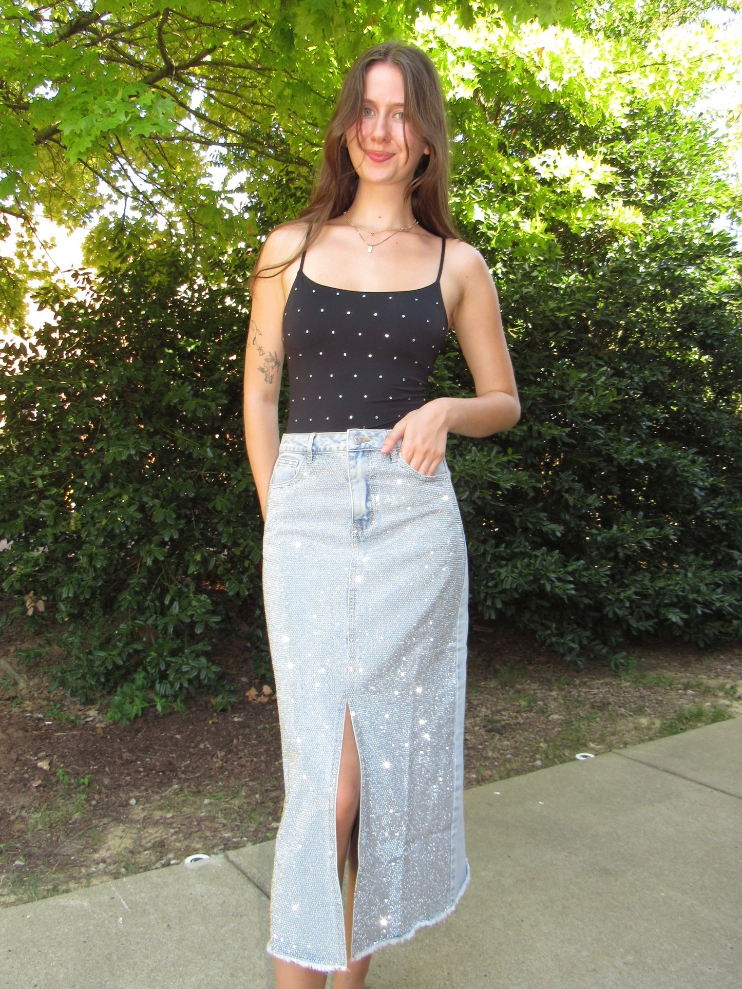 Sparkle Maxi Skirt