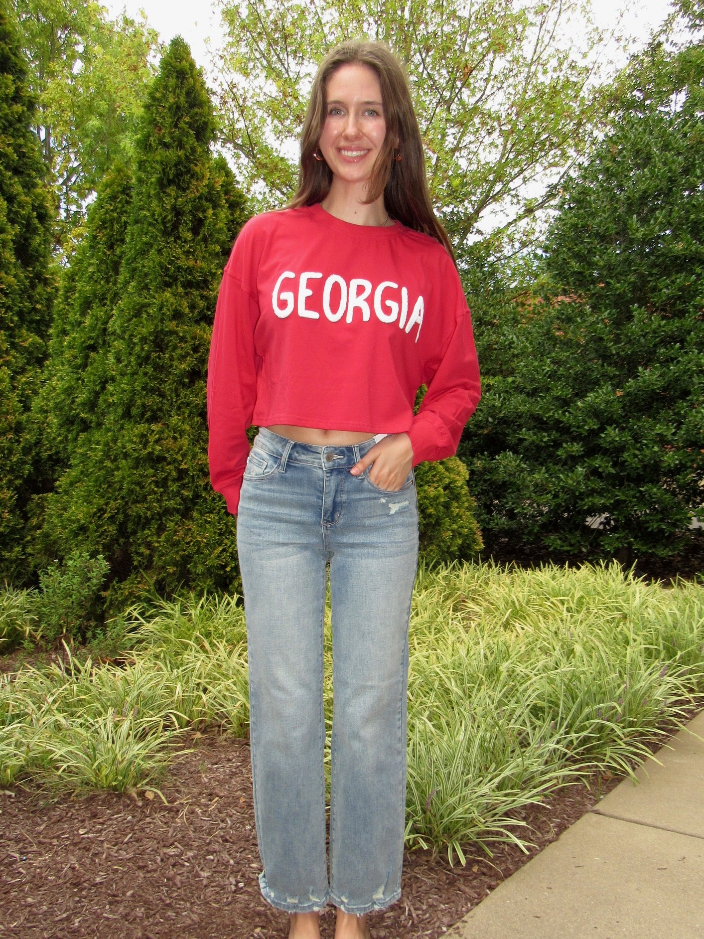 Georgia Boxy LS Tee