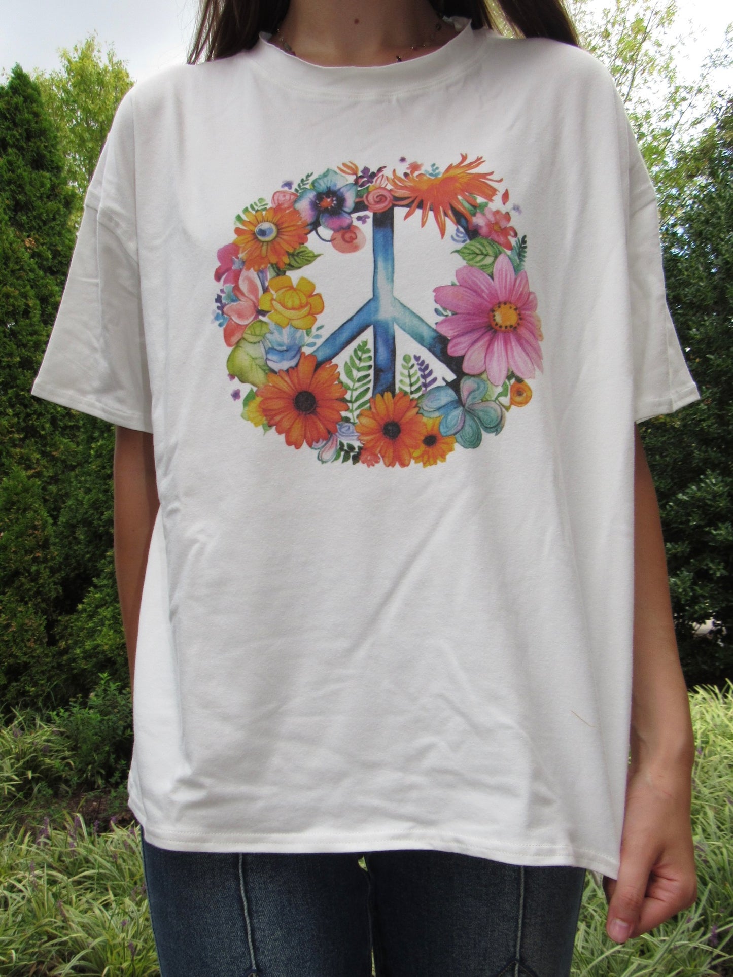 Floral Peace Tee