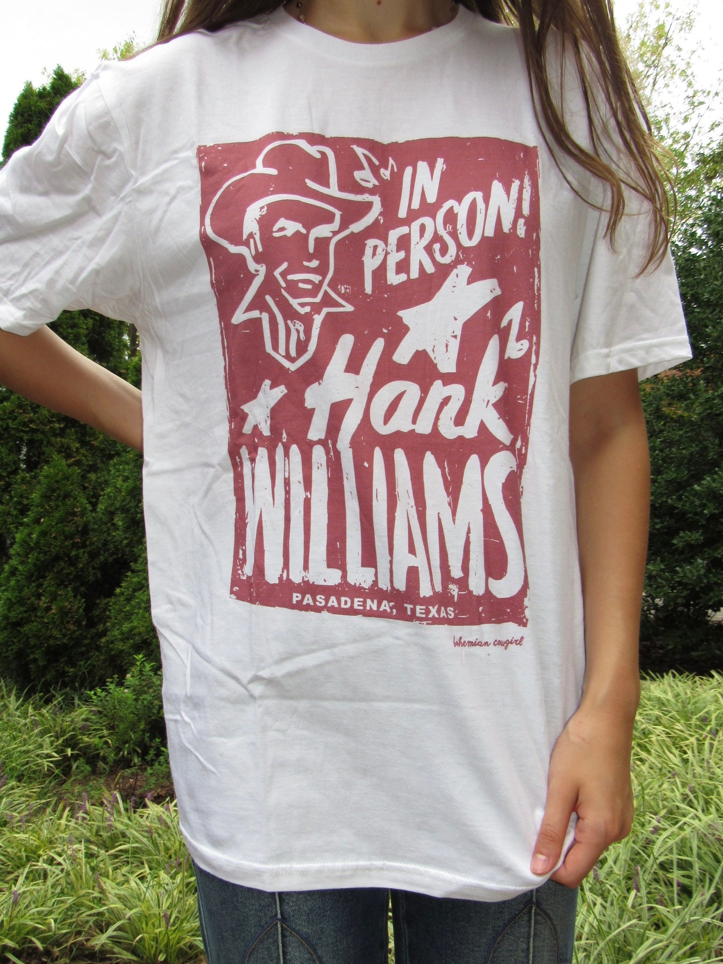 Hank Williams White Tee