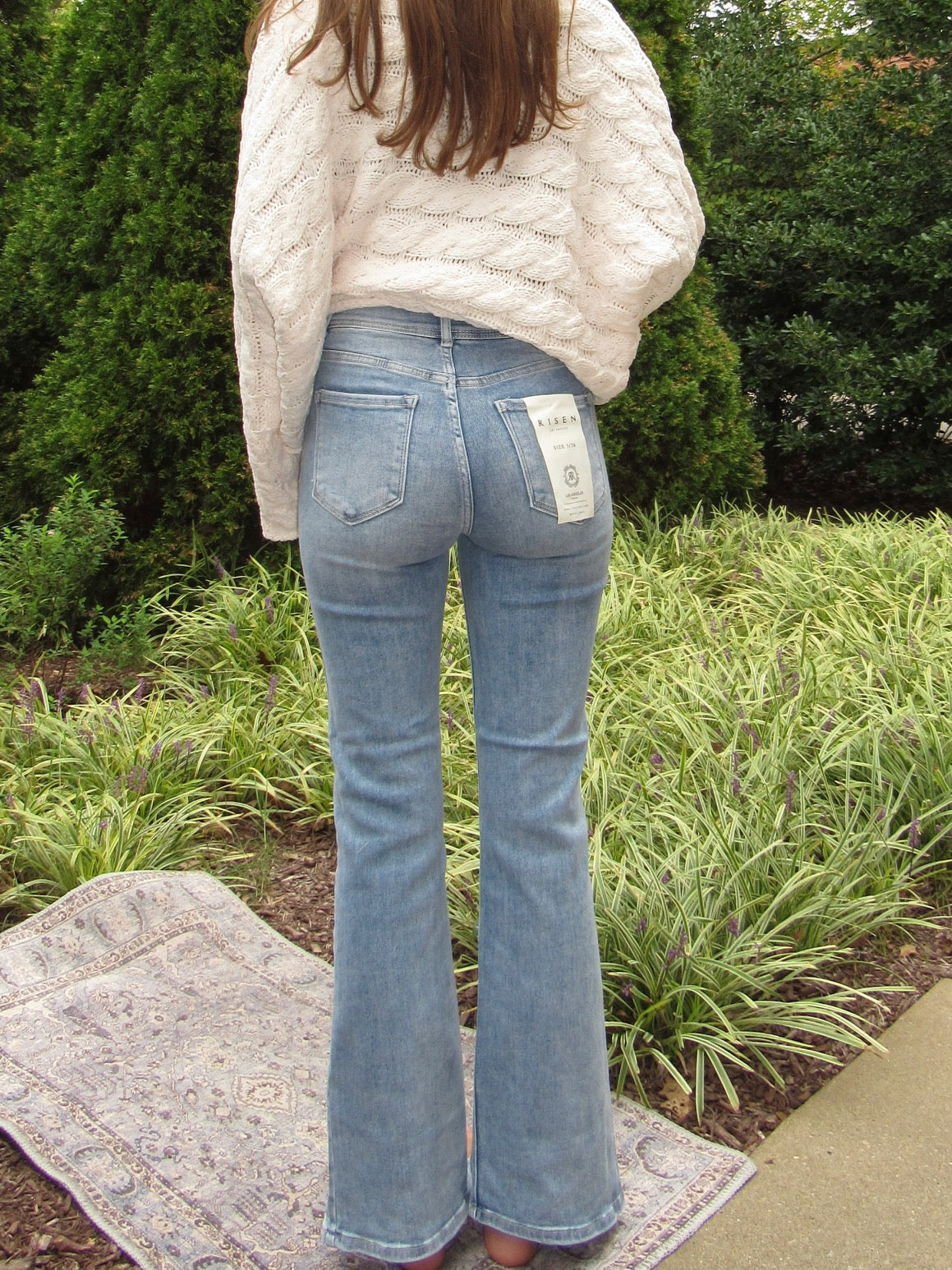 70's Double Button Slit Jean