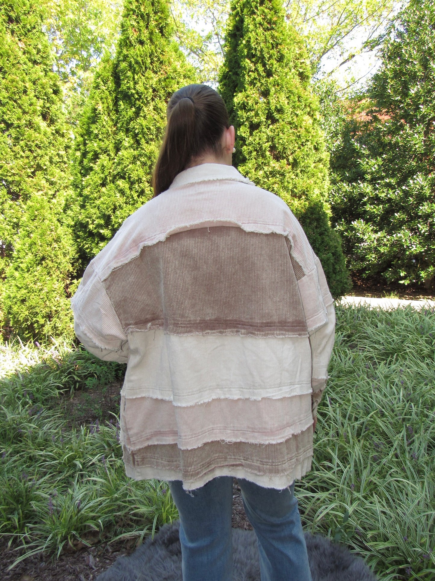 Corduroy Tiered Jacket