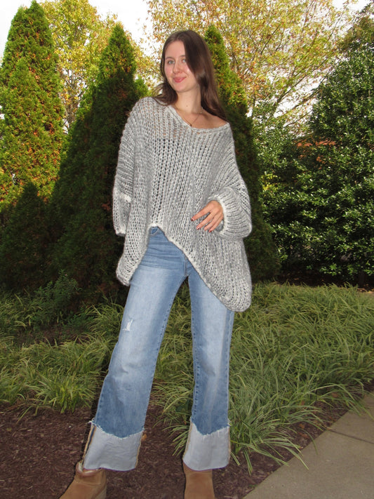 Rebekah Mohair Slouch Sweater