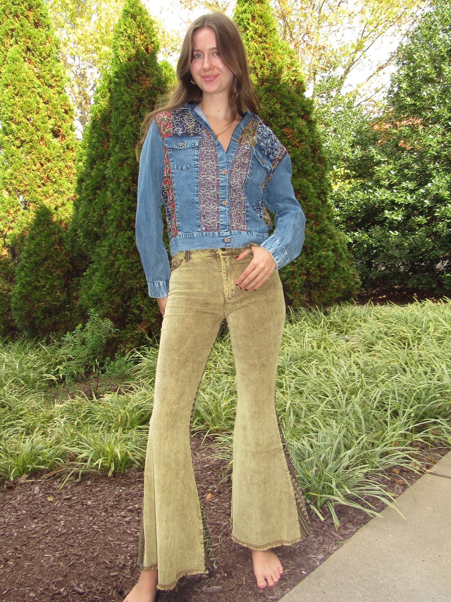 Corduroy Boho Hemp Flares