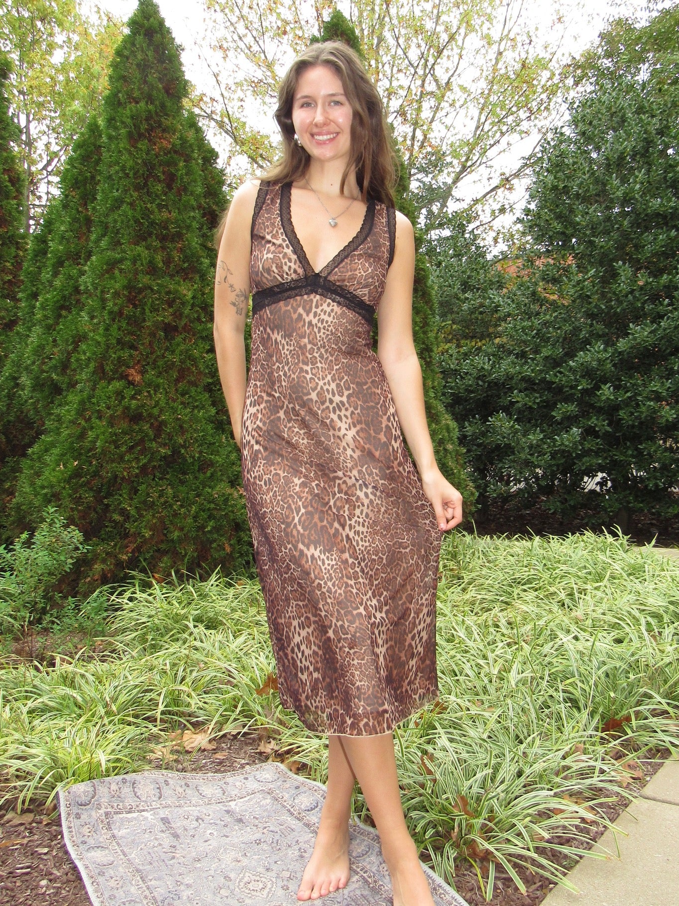 Lisa Leopard Slip Dress