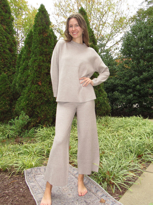 Mable Sweater Wide Pants