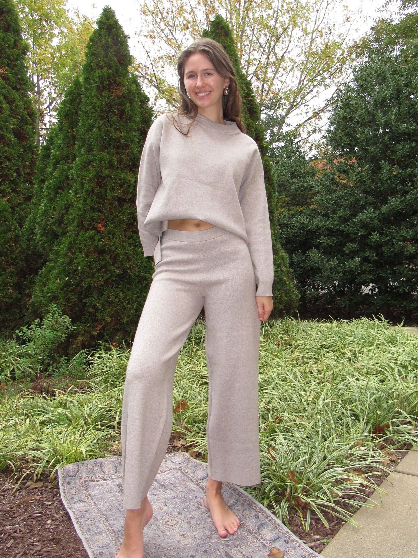 Mable Sweater Wide Pants