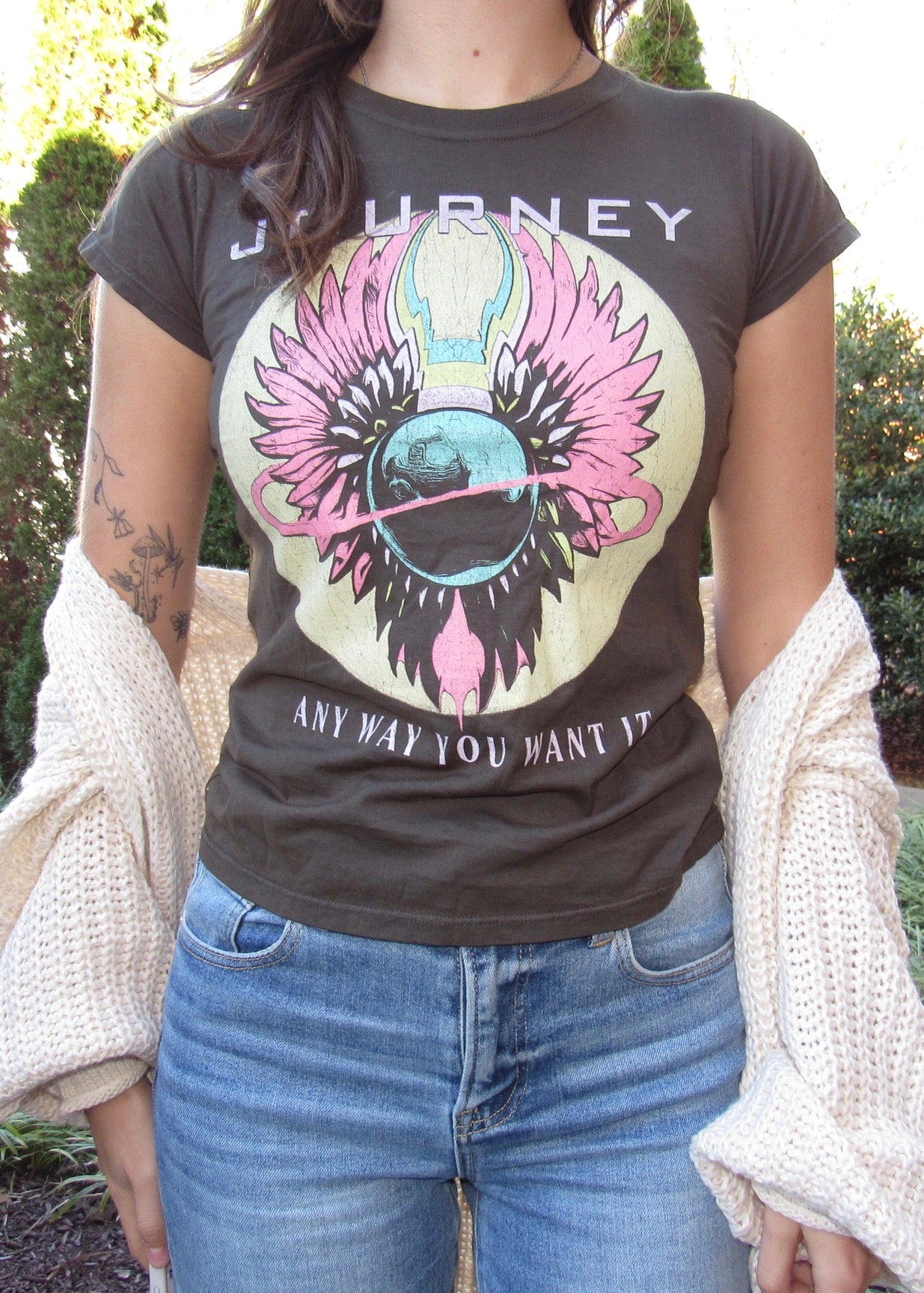 Journey Fitted Baby Tee