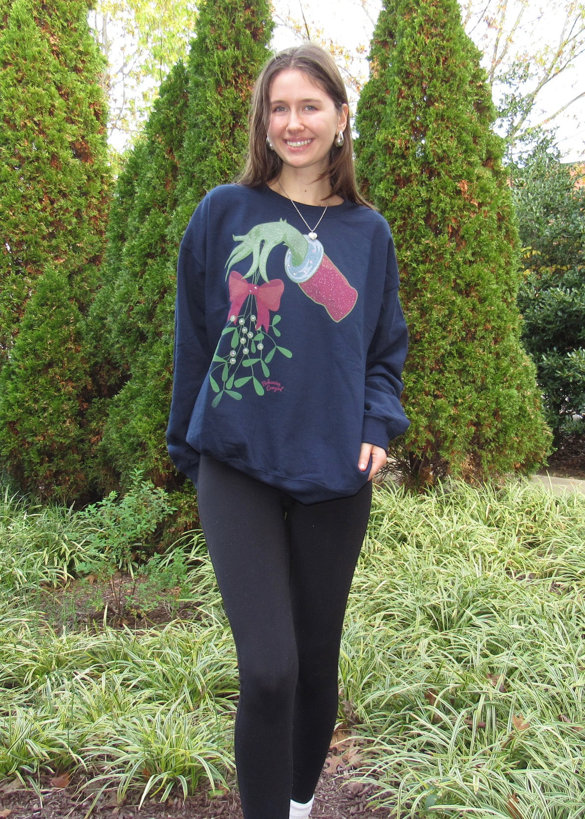 Grinch Mistletoe Sweatshirt