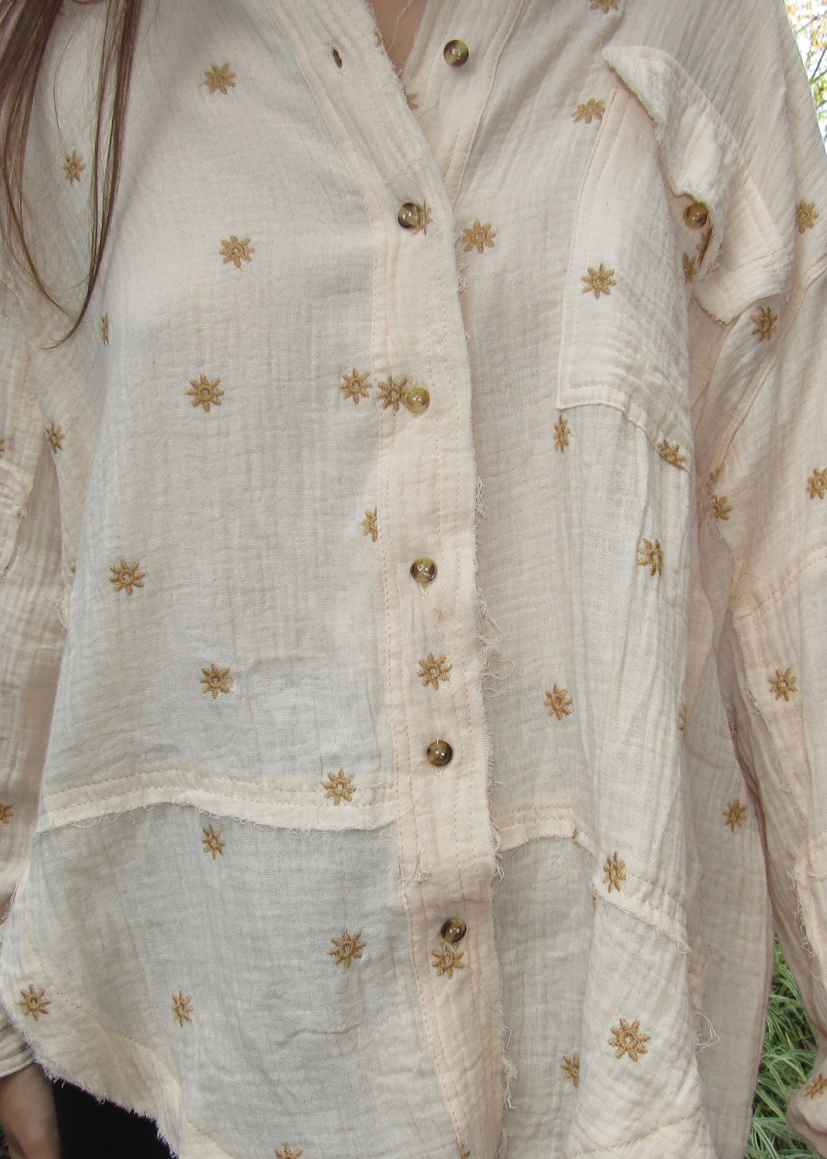 Sunshine Linen Button-up