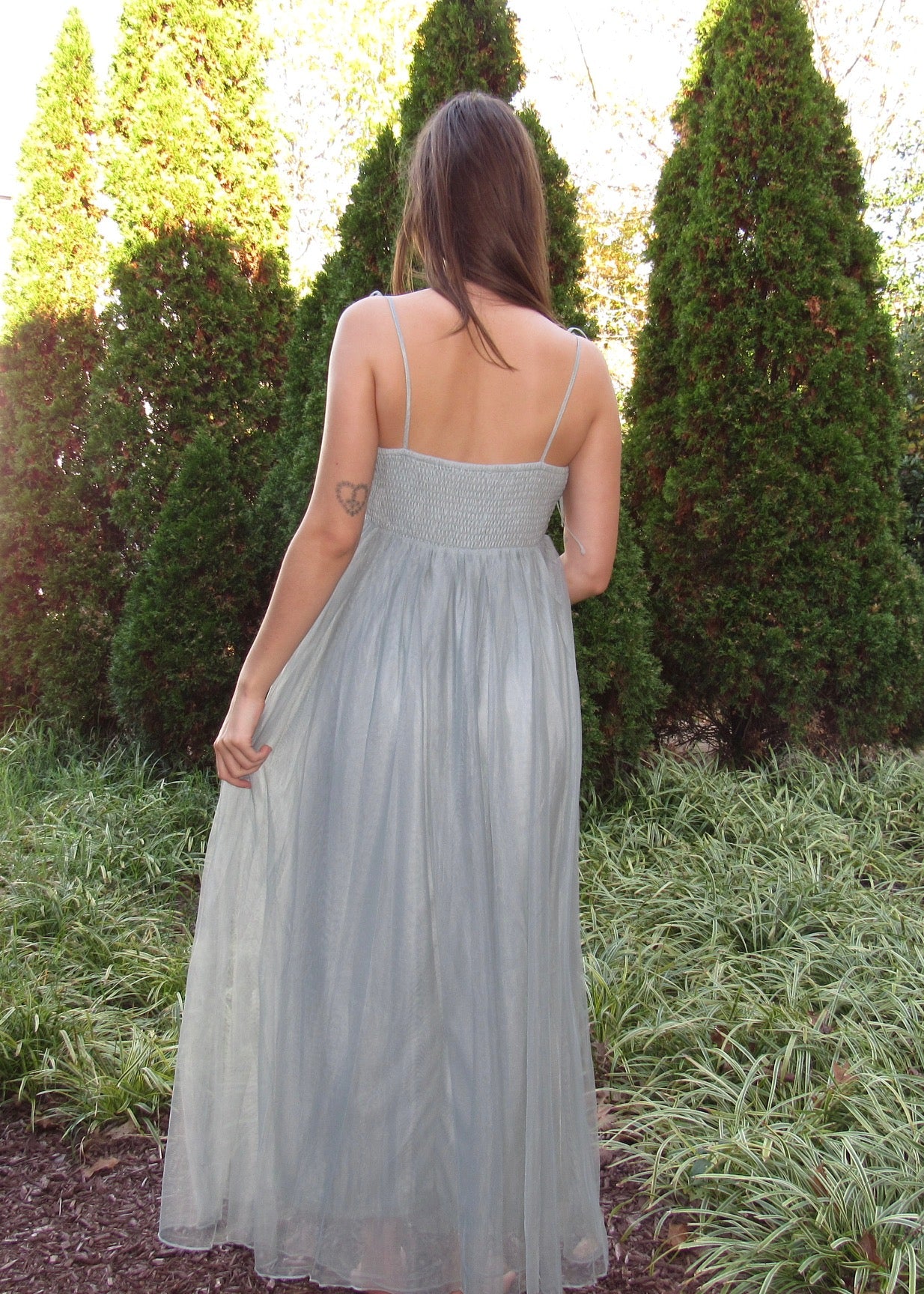 Tiana Tulle Maxi Dress