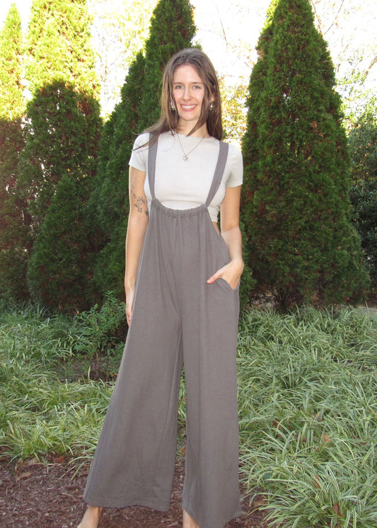 Baggy Suspender Pants