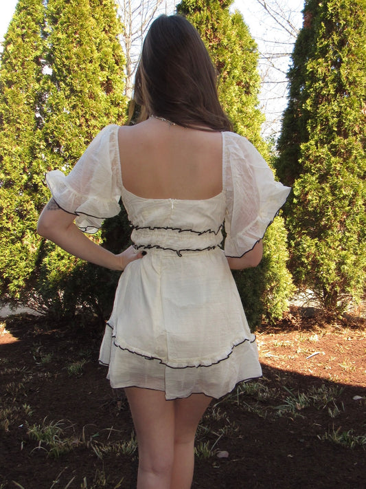Marilynn Flutter Dress