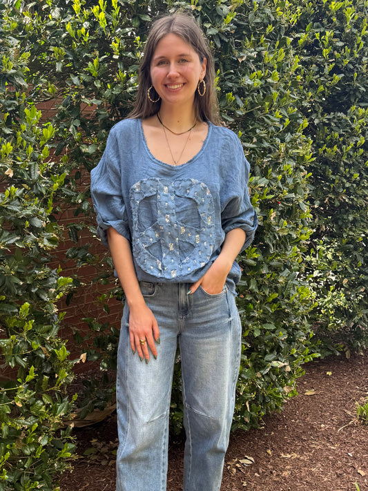 Linen Peace Tunic