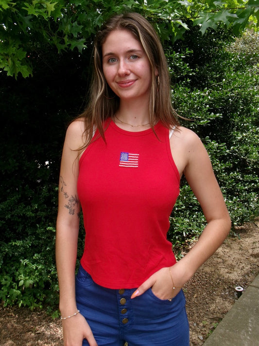 Beaded Flag Tank