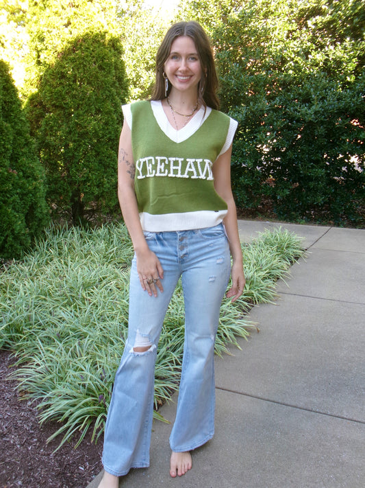 Yee Haw Sweater Vest