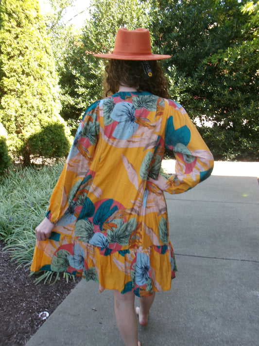 Maui Pineapple Fields Dress