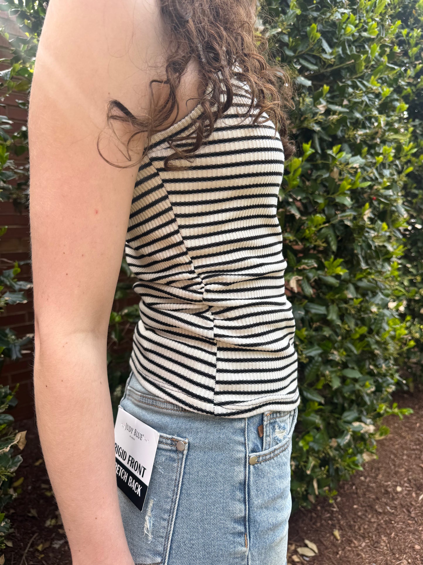 Arman Stripe Cinch Tank