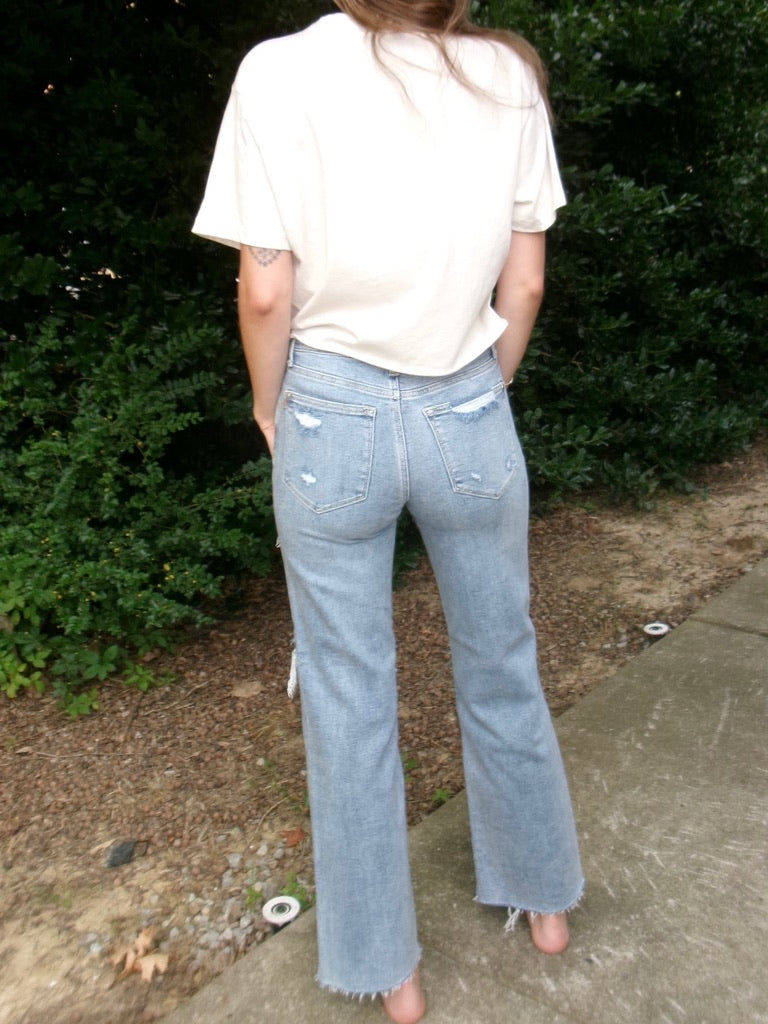 Patriotic Cropped Nash Tee