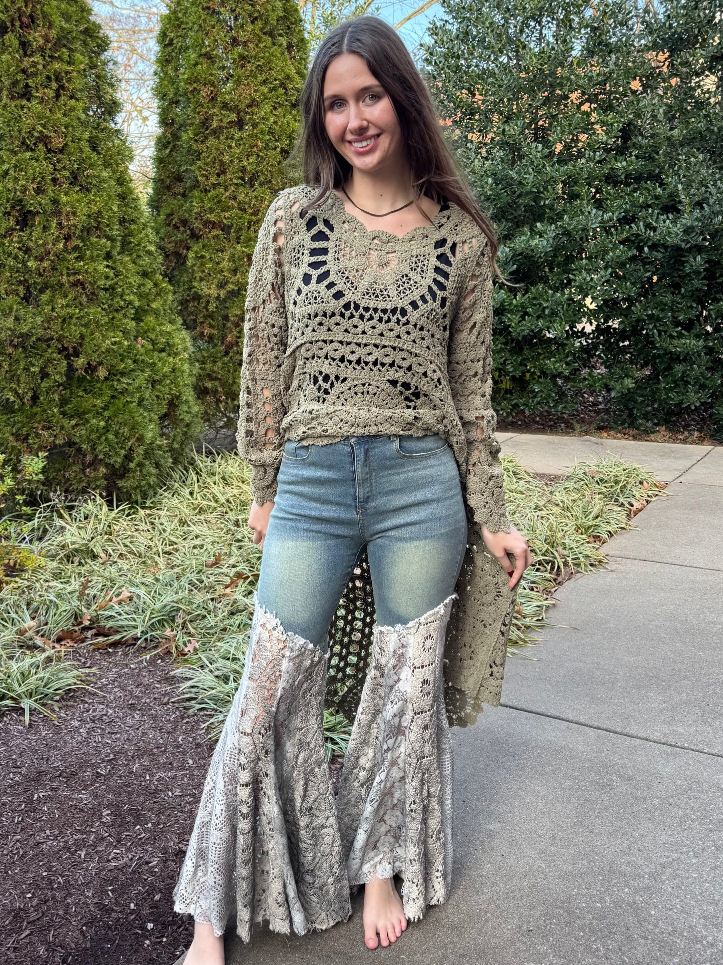 Got You Covered Lace Jean