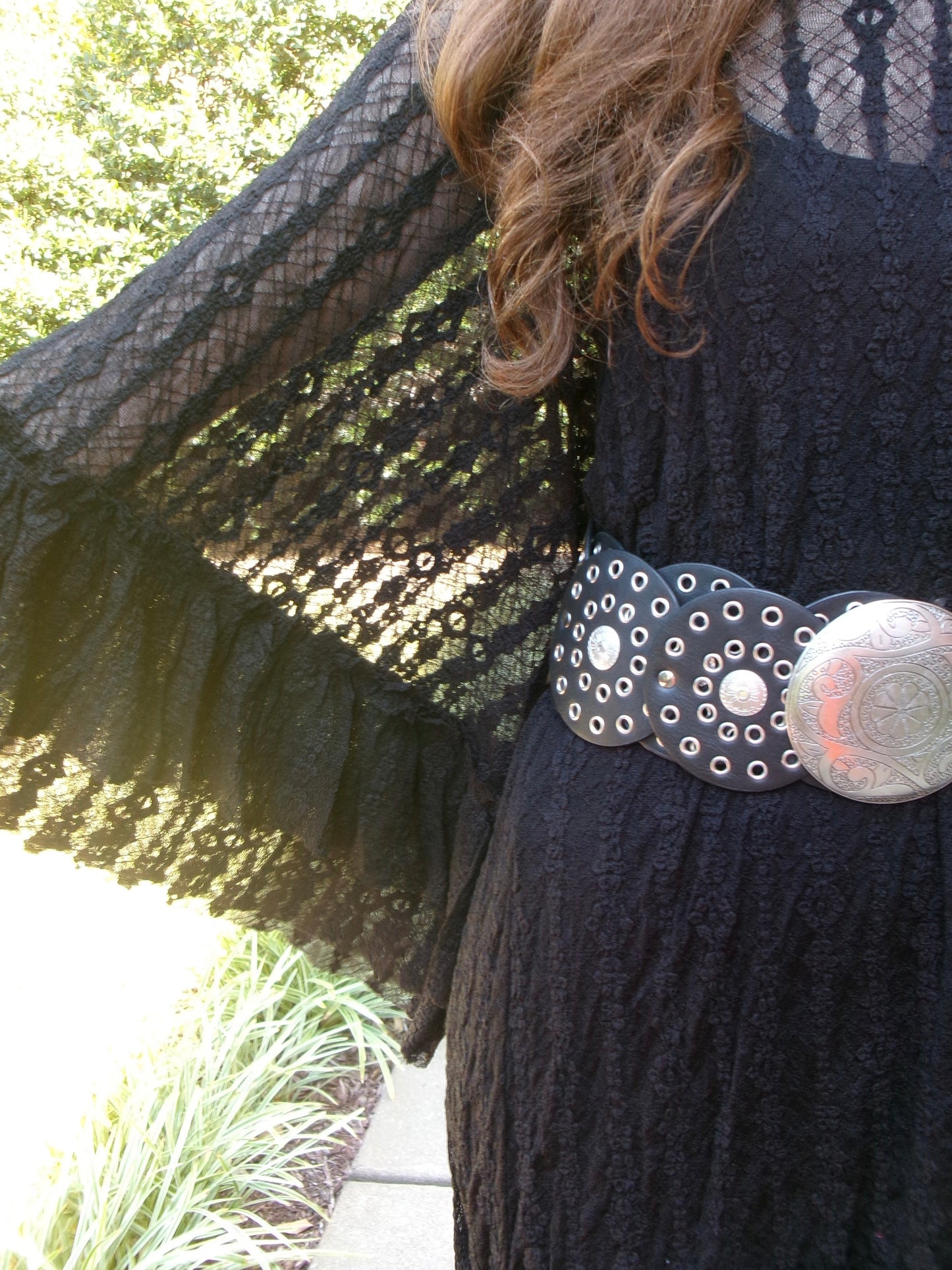 Whimsy Lace Ruffle Dress