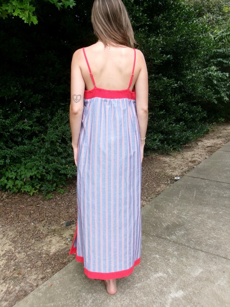 Sandra Stripe Tube Dress