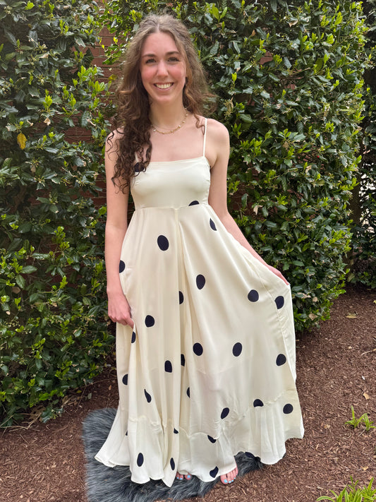Feeling Polka Maxi Dress