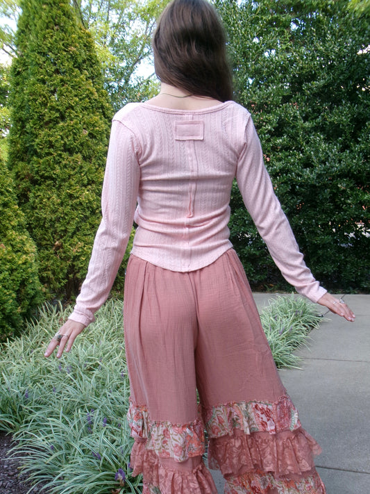 Powder Pink Dreamy Long Sleeve