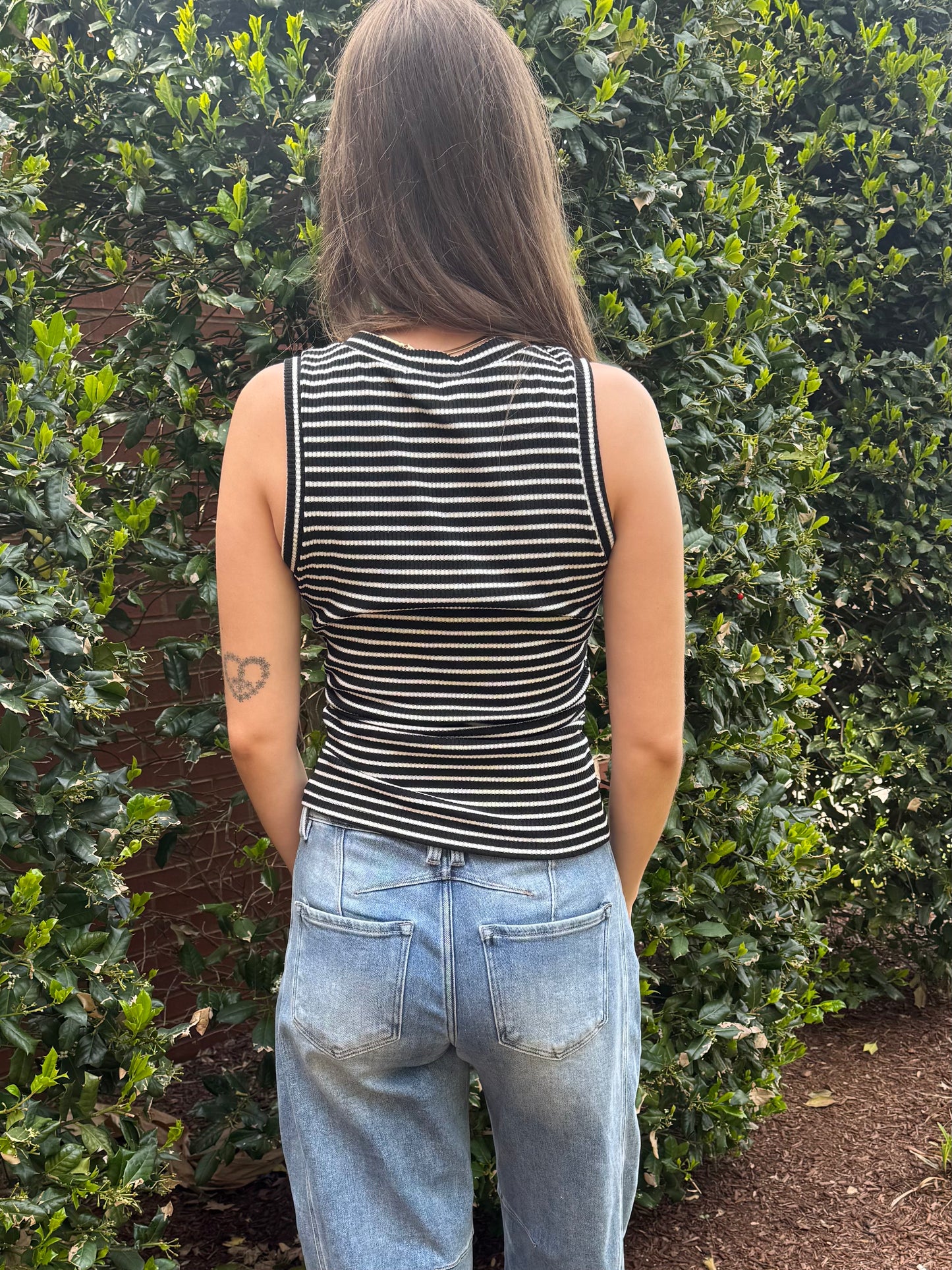 Arman Stripe Cinch Tank