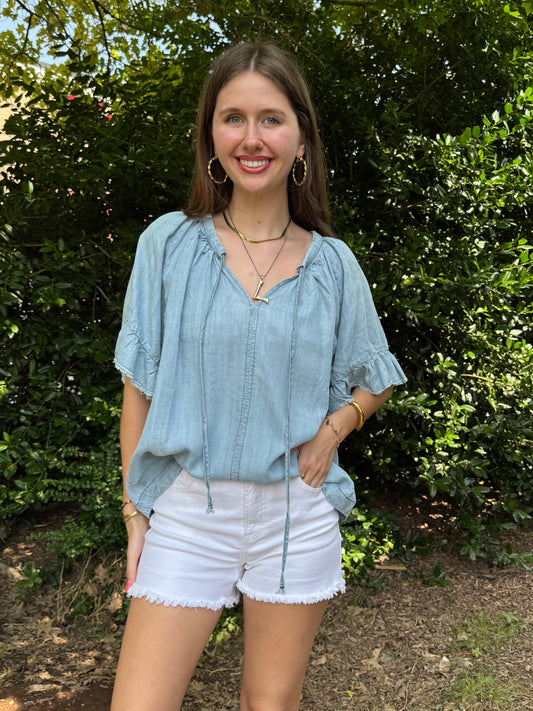 Prairie Gal Denim Top