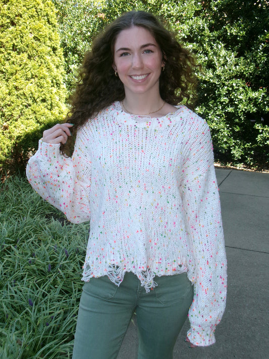 Sugar Rush Confetti Sweater