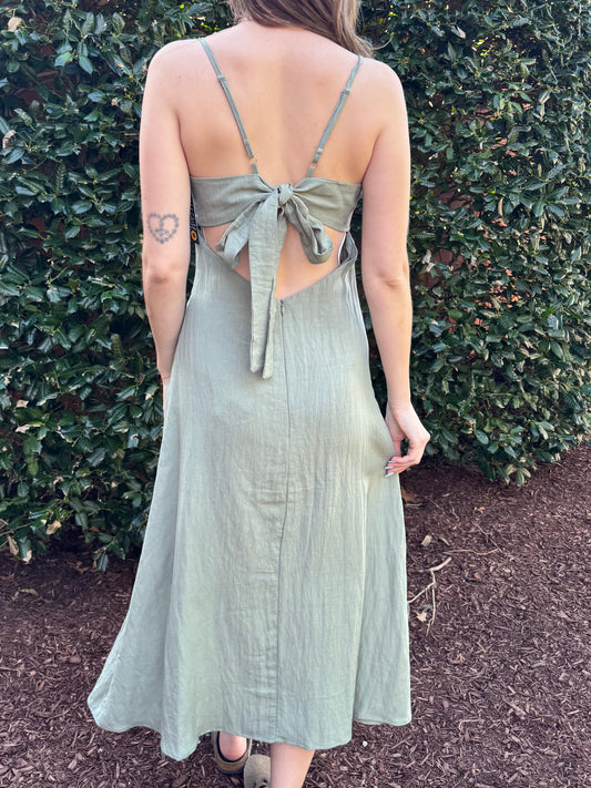 Kiwi Bead Strap Dress