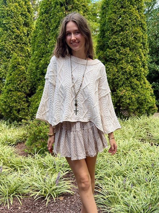 Mia 3/4 Sleeve Sweater