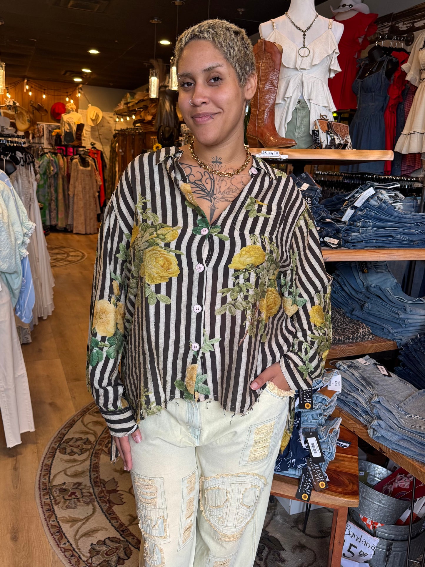 Yellow Rose Dreamer Tunic