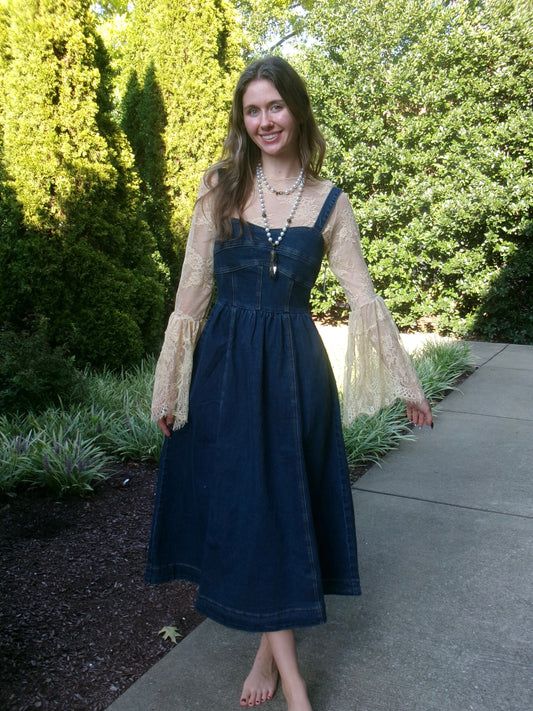 Tyler Corset Denim Dress