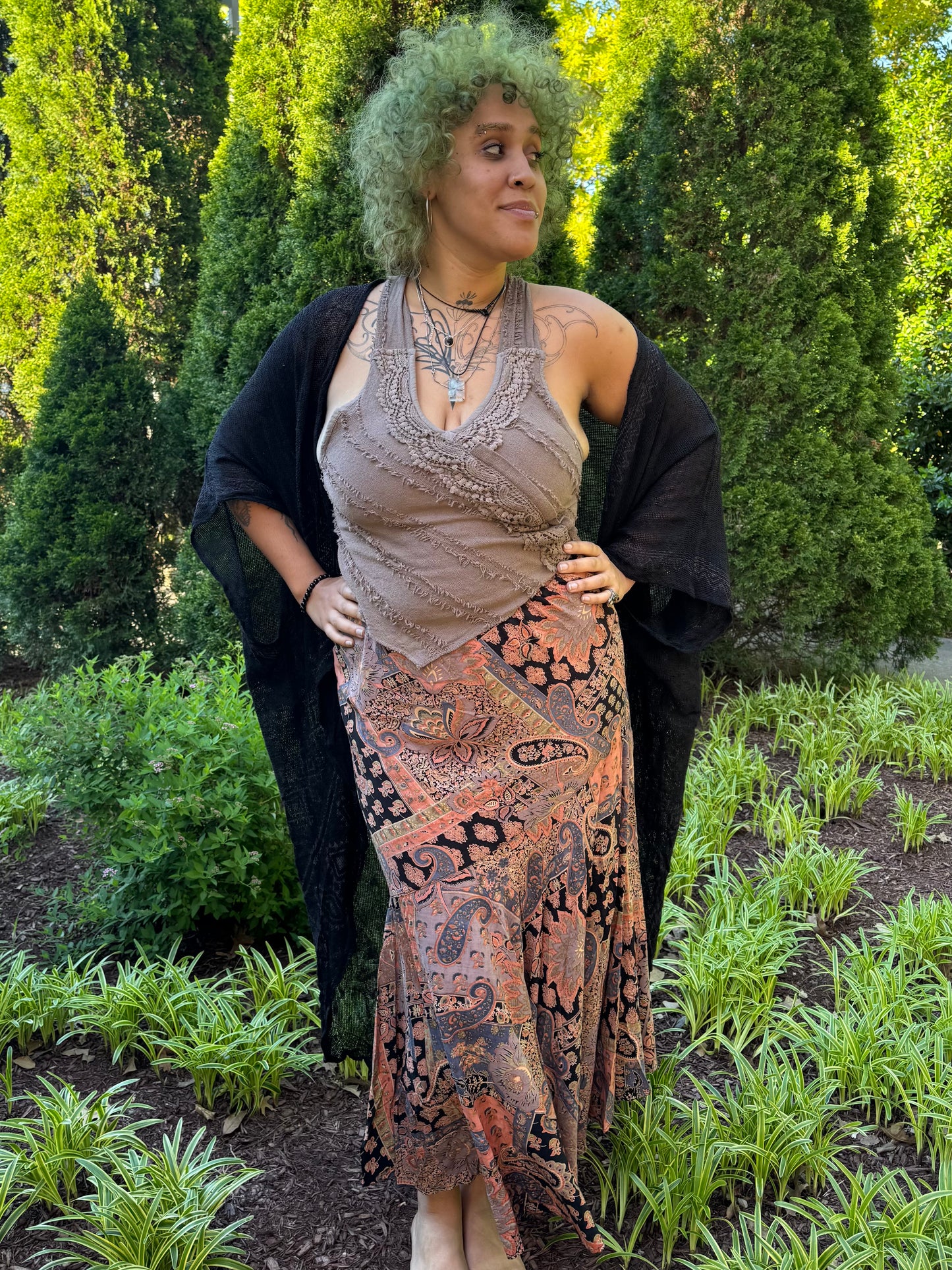 Saige Cotton Tie Top