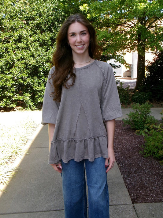 Beth Bubble Sleeve Blouse