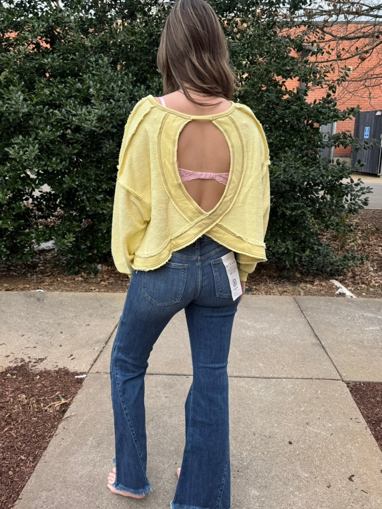 Risen Fray Hem Flare