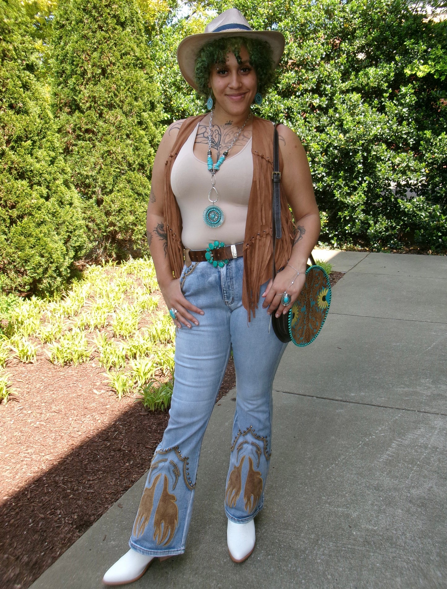 Hot Chick Studded Flare