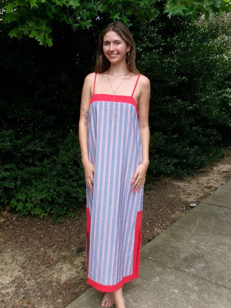 Sandra Stripe Tube Dress